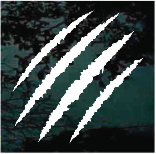 Scratch Claws Window Decals